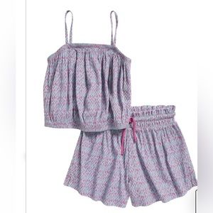 TREASURE & BOND Kids' Gauze Set (TOP AND SHORTS) girl Size M